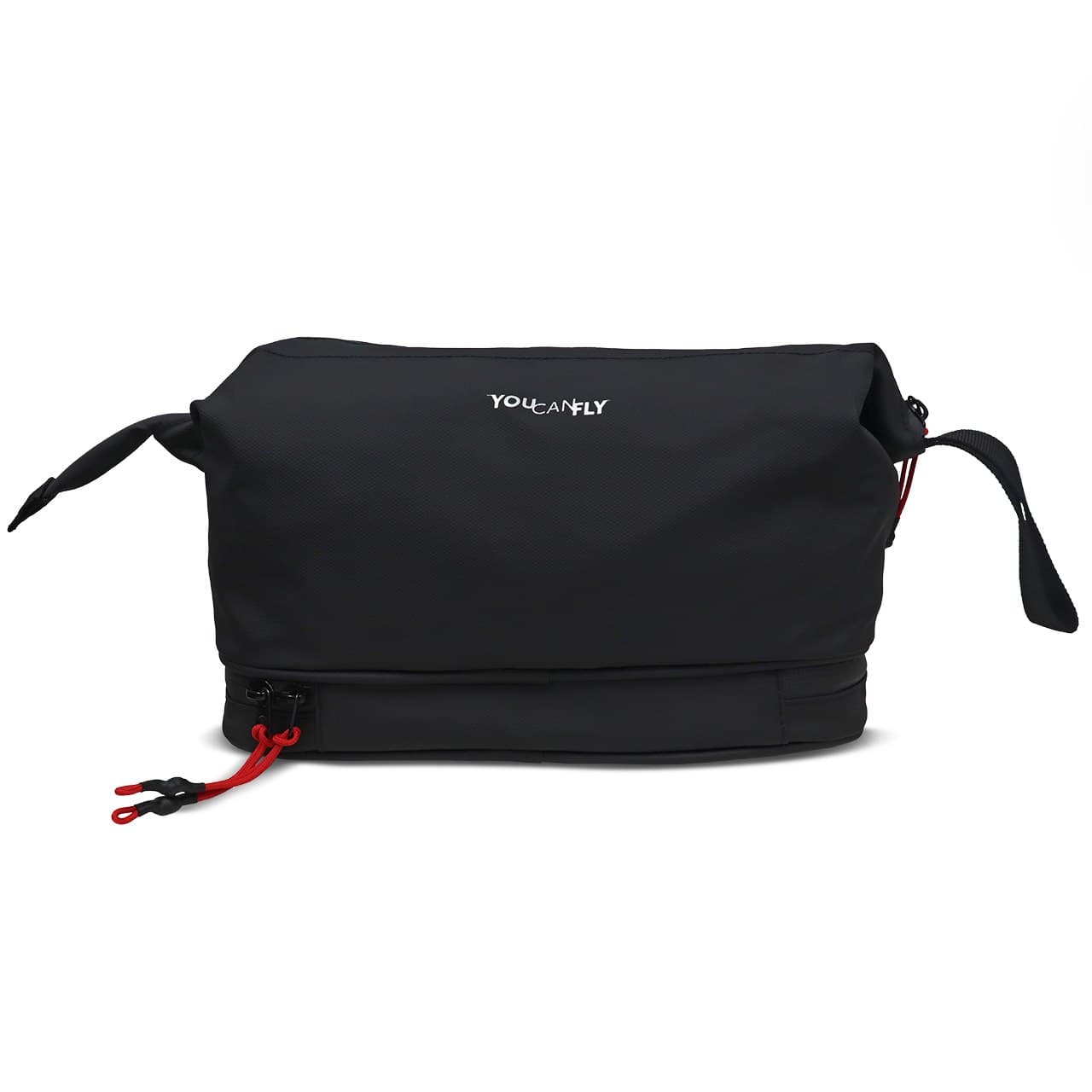 COSMETIC BAG - BLACK/RED - 4