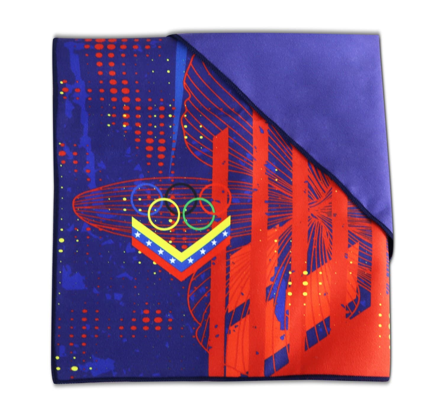 OLYMPIC TOWEL 80*55cm - BLUE/YELLOW/RED - 2