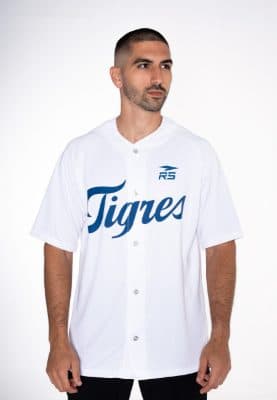CAMISA OFICIAL HOME CABALLERO TIGRES DE ARAGUA BLANCO