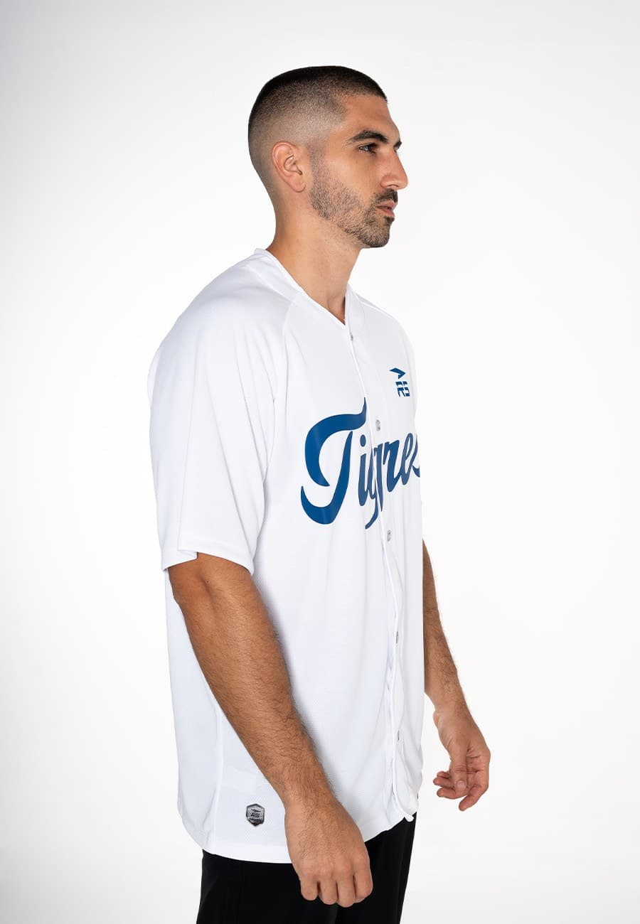 CAMISA OFICIAL HOME JUVENIL TIGRES DE ARAGUA BLANCO - 2