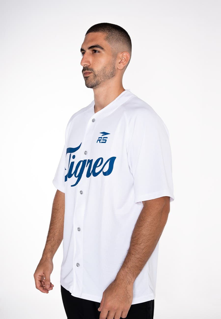 CAMISA OFICIAL HOME JUVENIL TIGRES DE ARAGUA BLANCO - 3