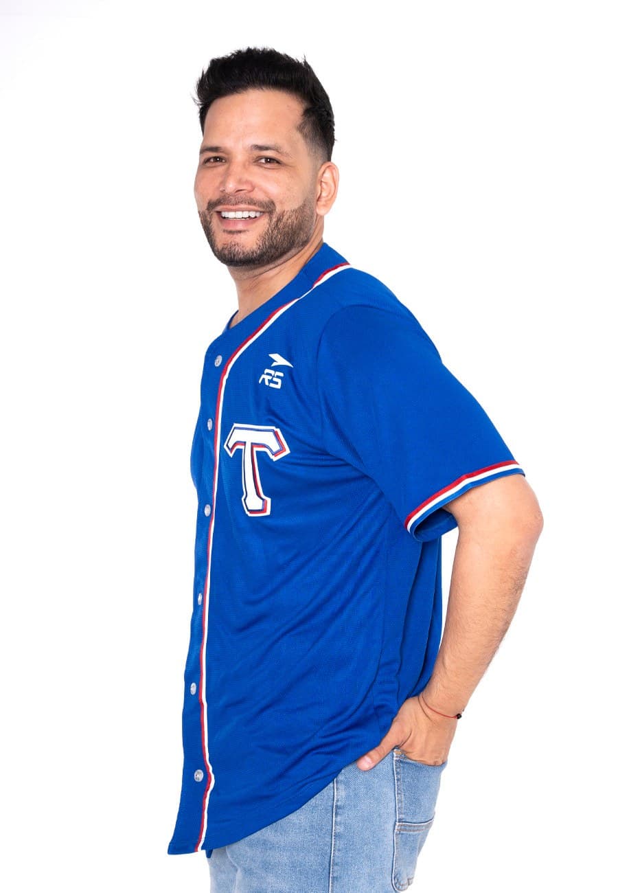 CAMISA OFICIAL VISITA CABALLERO TIBURONES DE LA GUAIRA AZUL - 2