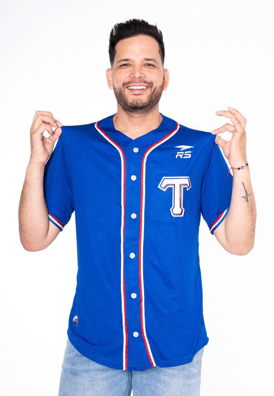 CAMISA OFICIAL VISITA CABALLERO TIBURONES DE LA GUAIRA AZUL - 3