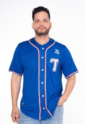 CAMISA OFICIAL VISITA CABALLERO TIBURONES DE LA GUAIRA AZUL
