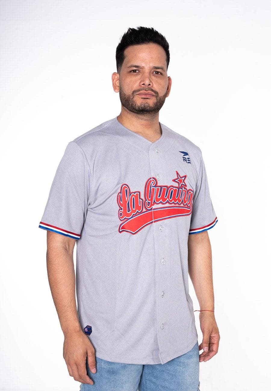 CAMISA OFICIAL ALTERNATIVA II CABALLERO TIBURONES DE LA GUAIRA GRIS - 2