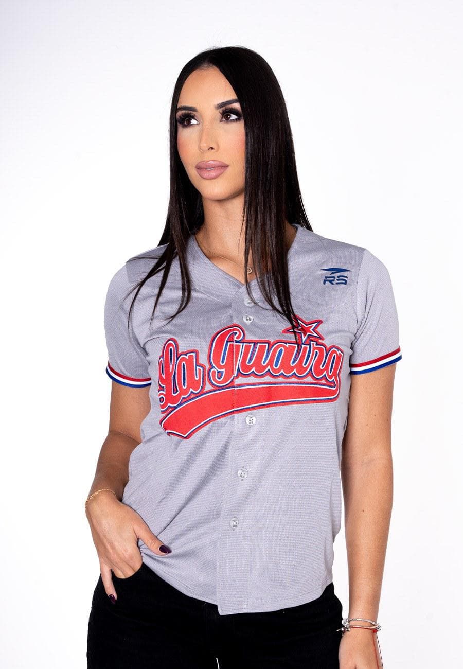 CAMISA OFICIAL ALTERNATIVA II  DAMA TIBURONES DE LA GUAIRA GRIS - 3