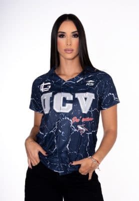 CAMISA OFICIAL CITY CONNECT DAMA TIBURONES DE LA GUAIRA AZUL MARINO