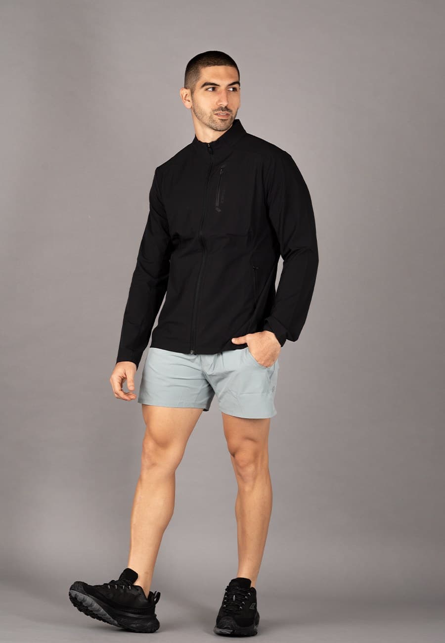 CAMEL JACKET MEN - BLACK - 1