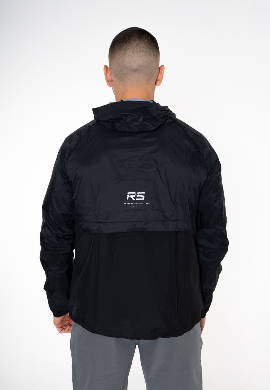 RUNNING JACKET MEN - BLACK - 4
