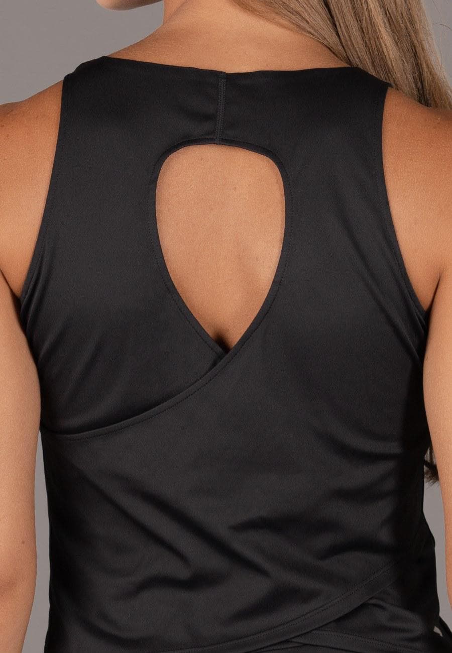BLOSSOM TANK TOP WOMEN - BLACK - 5