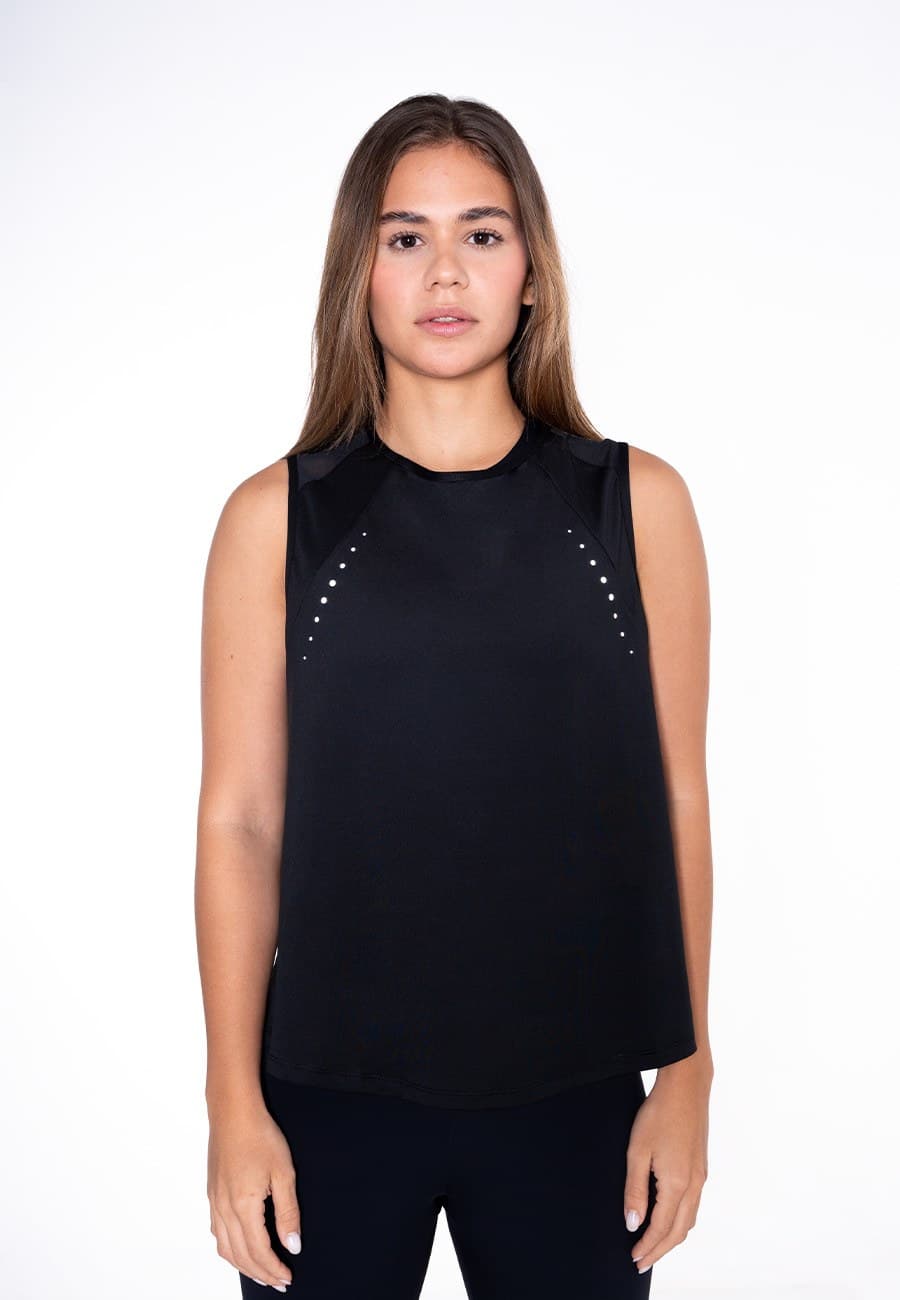 SICILY TANK TOP WOMEN - BLACK - 1