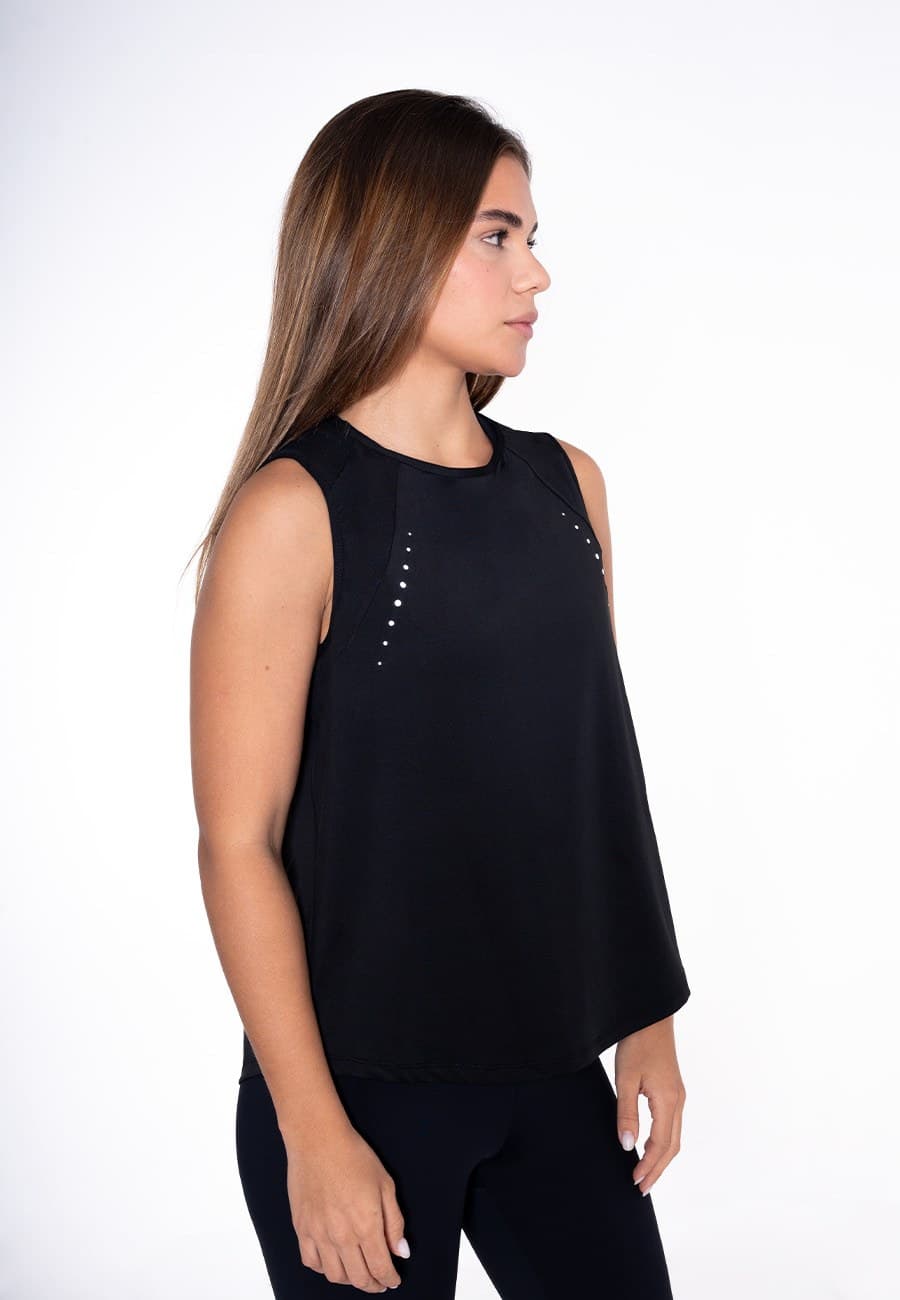 SICILY TANK TOP WOMEN - BLACK - 2