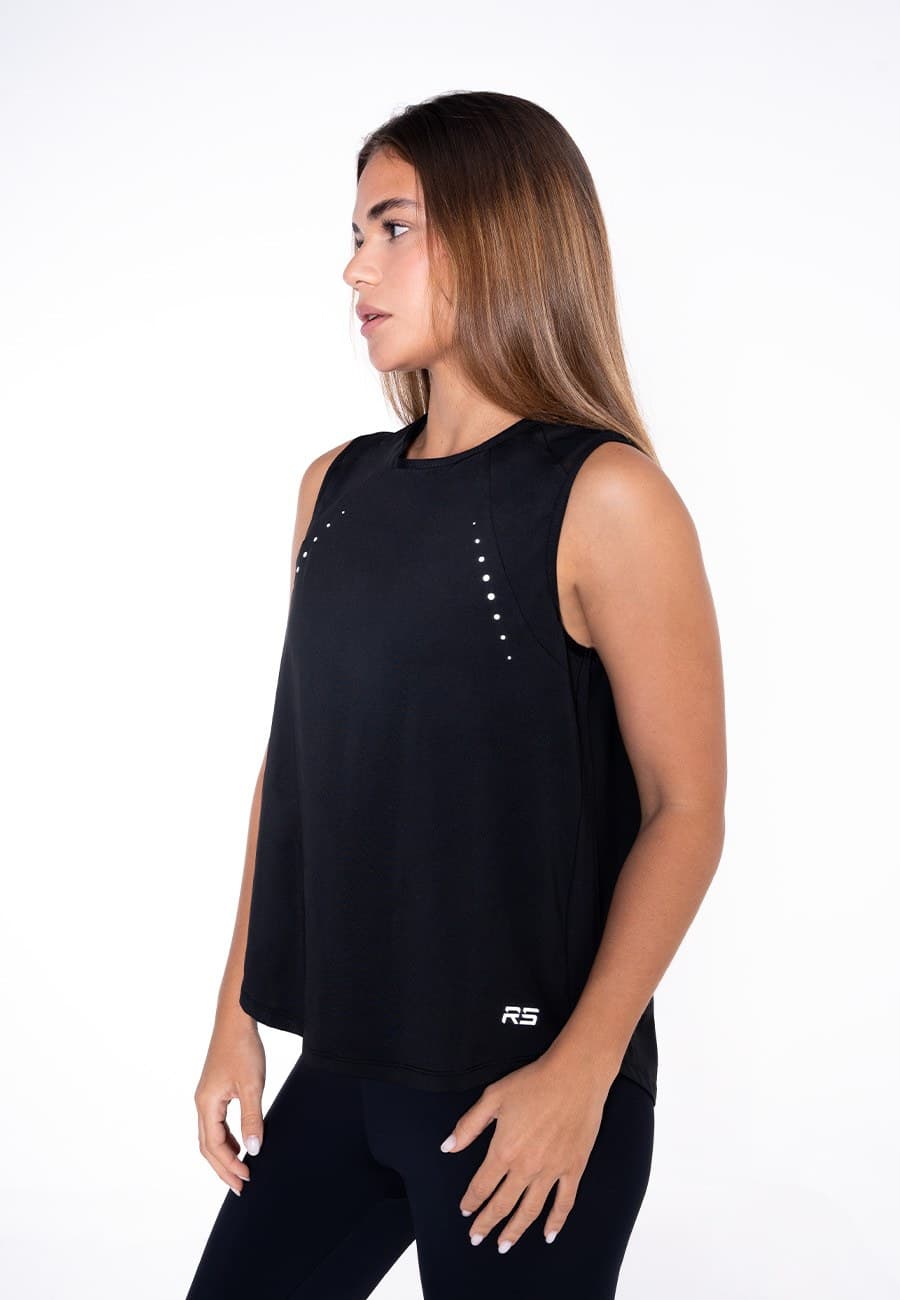 SICILY TANK TOP WOMEN - BLACK - 3