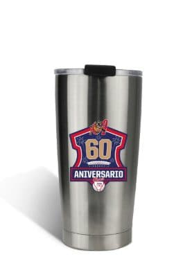 TERMO ENJOY TIGRES (600 ML) - SILVER