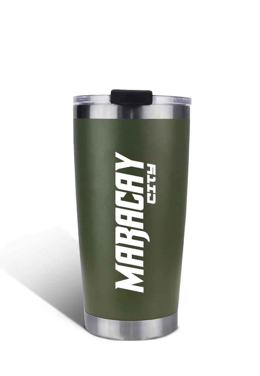 TERMO ENJOY TIGRES (600 ML) - DK.GREEN - 1