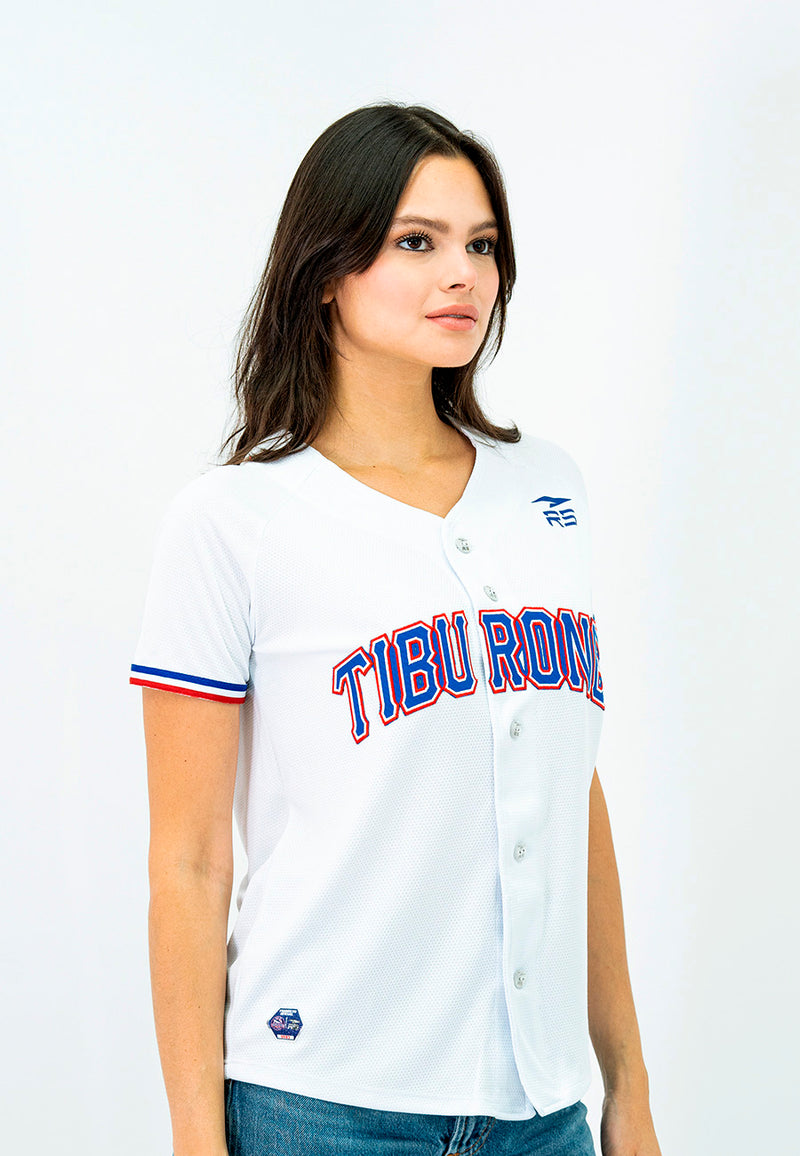 CAMISA OFICIAL HOME DAMA TIBURONES DE LA GUAIRA